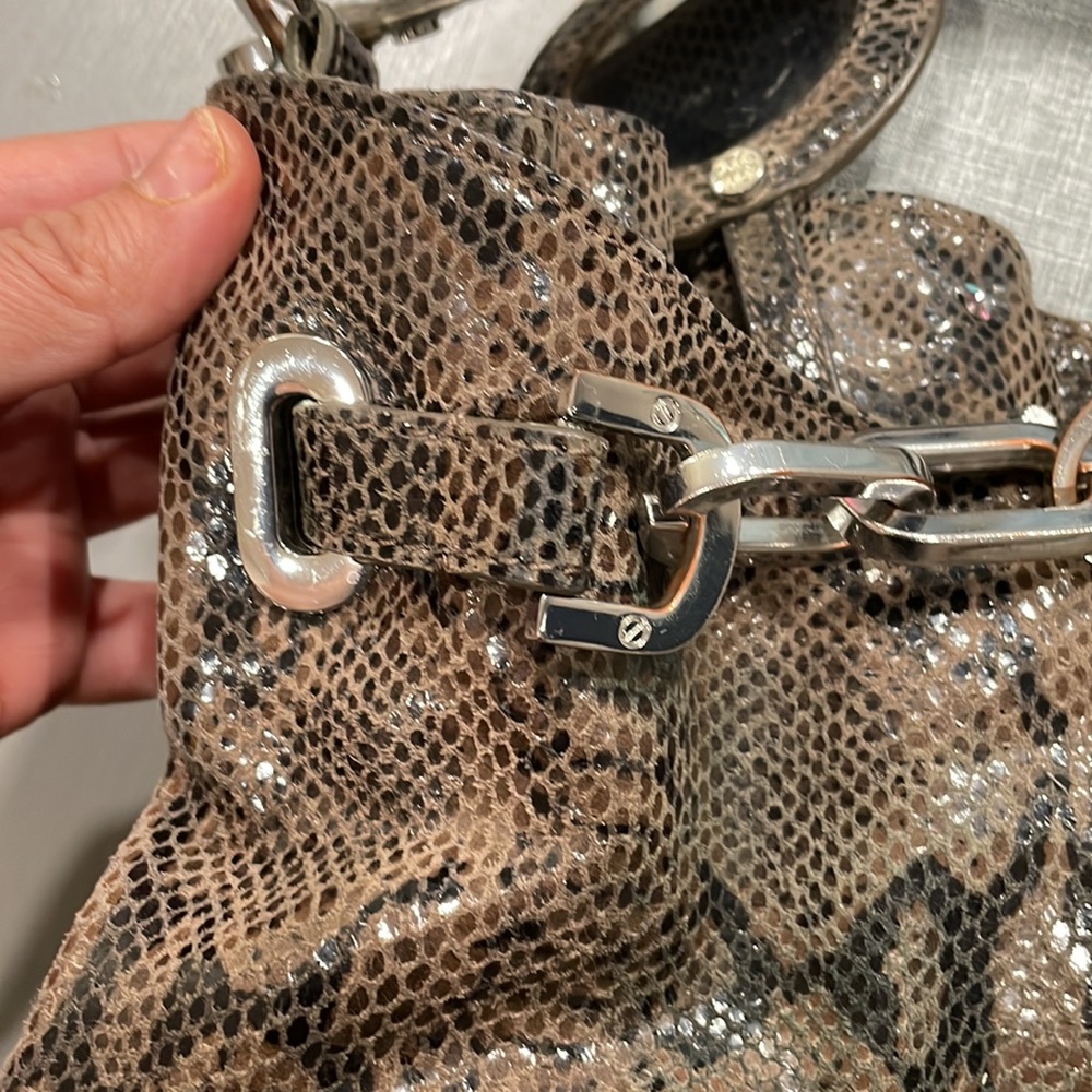 Tory Burch Natalya Python hobo - Picture 10 of 17